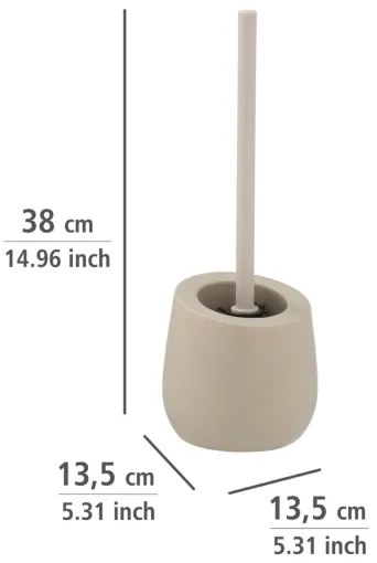 WENKO 24136100 - Scopino WC BADI 13,5x38 cm beige