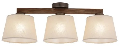 Brilagi - Plafoniera LATTE 3xE27/15W/230V pino/beige