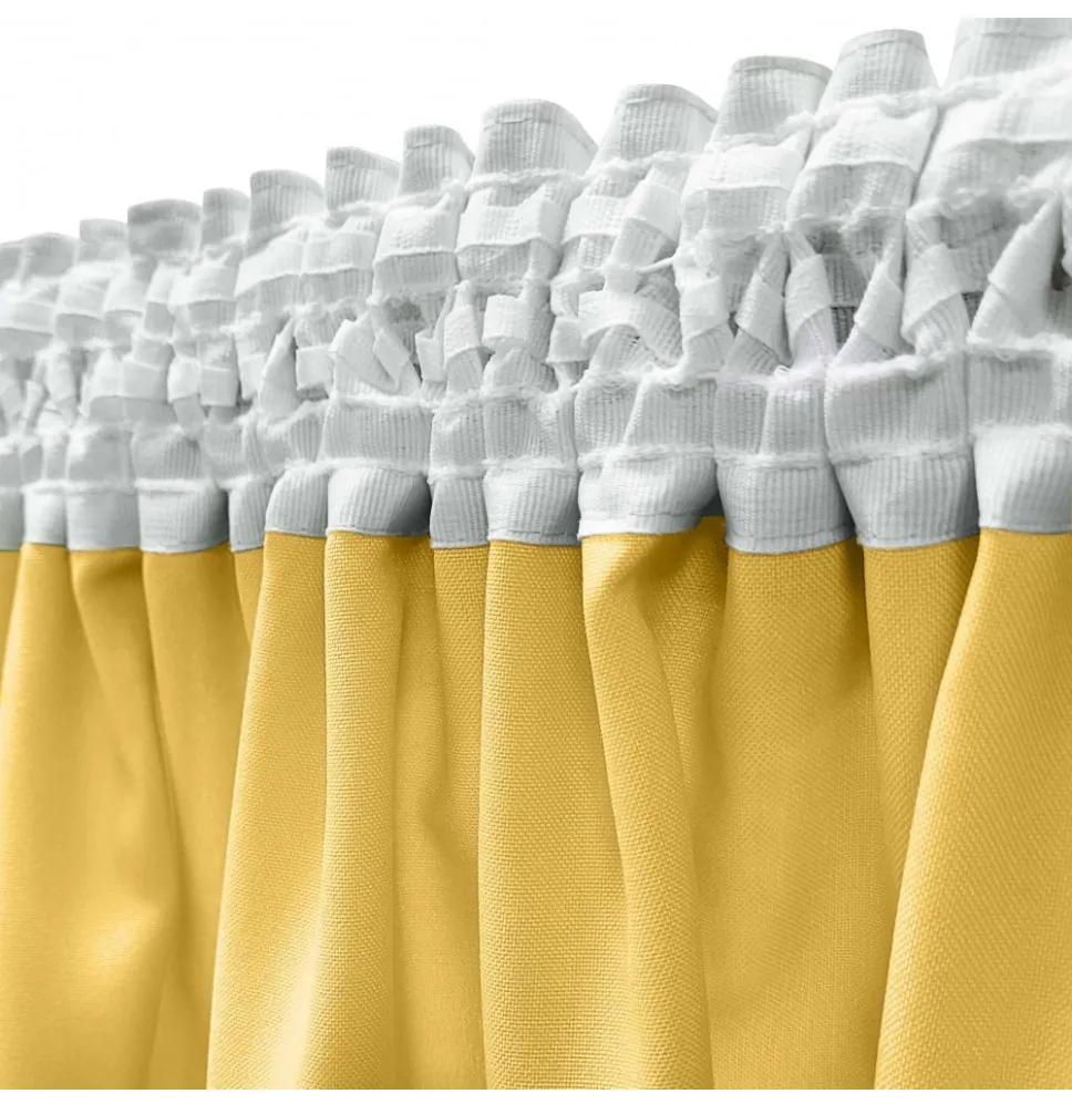 Tenda con nastro Heaven pastello giallo