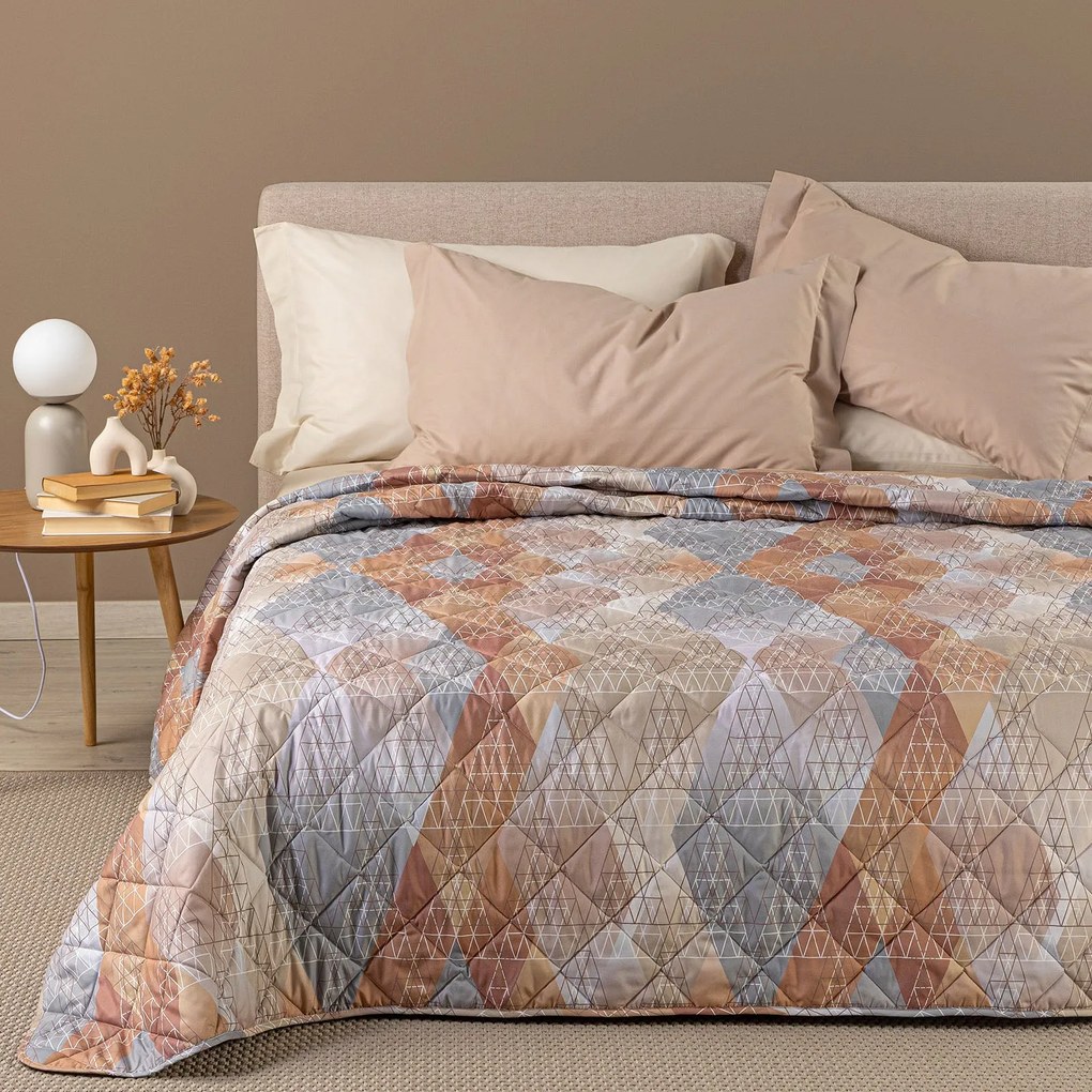 Copriletto Trapuntato in Microfibra Fusion Singolo Modern