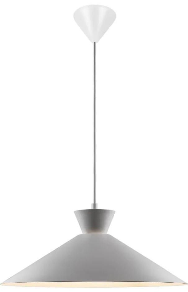 Nordlux - Lampadario a sospensione con filo DIAL 1xE27/40W/230V diametro 45 cm grigio