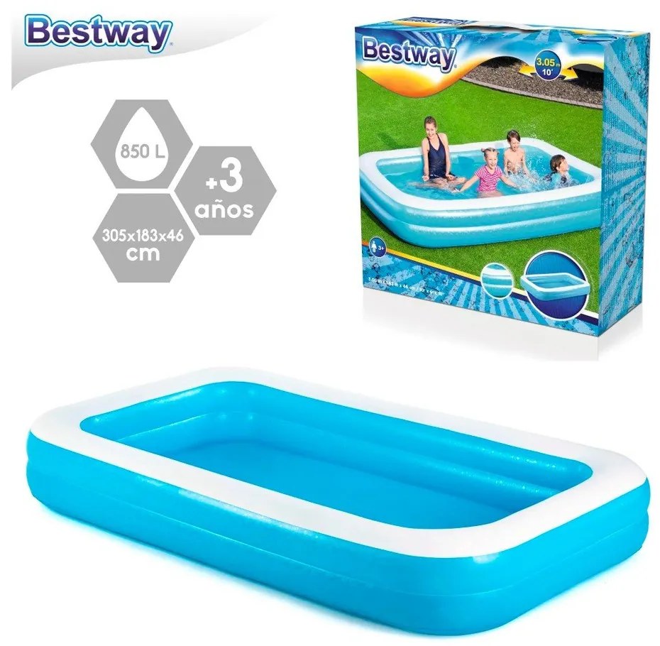 Piscina per bambini 305x183x46 cm - Bestway