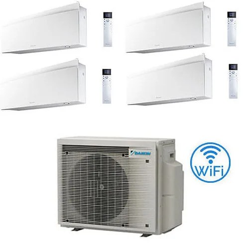 Daikin - Climatizzatore garanzia italia emura Quadri Split Inverter 9000 + 9000 + 9000 + 18000 btu con u.e. 4MXM80A9 Classe a+++/a++ novita' 2024