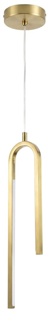 Lampada da soffitto LED APP1803-CP Brush Gold