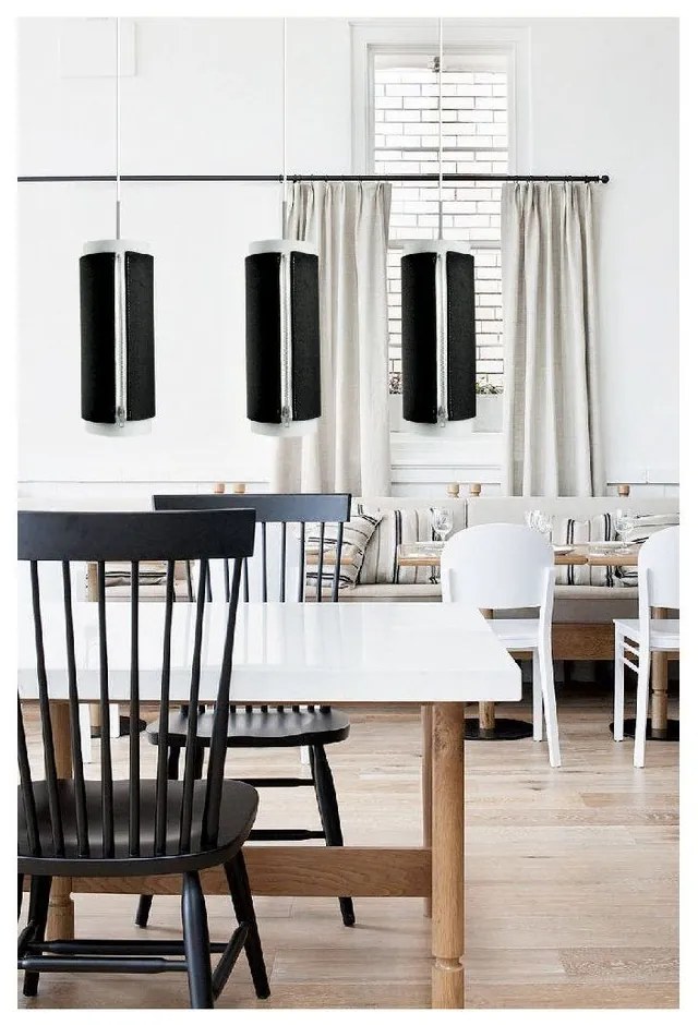 Apparecchio a sospensione nero Zip Star Large - Vivorum