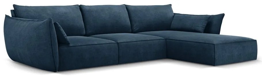 Divano angolare blu scuro (angolo destro) Vanda - Mazzini Sofas