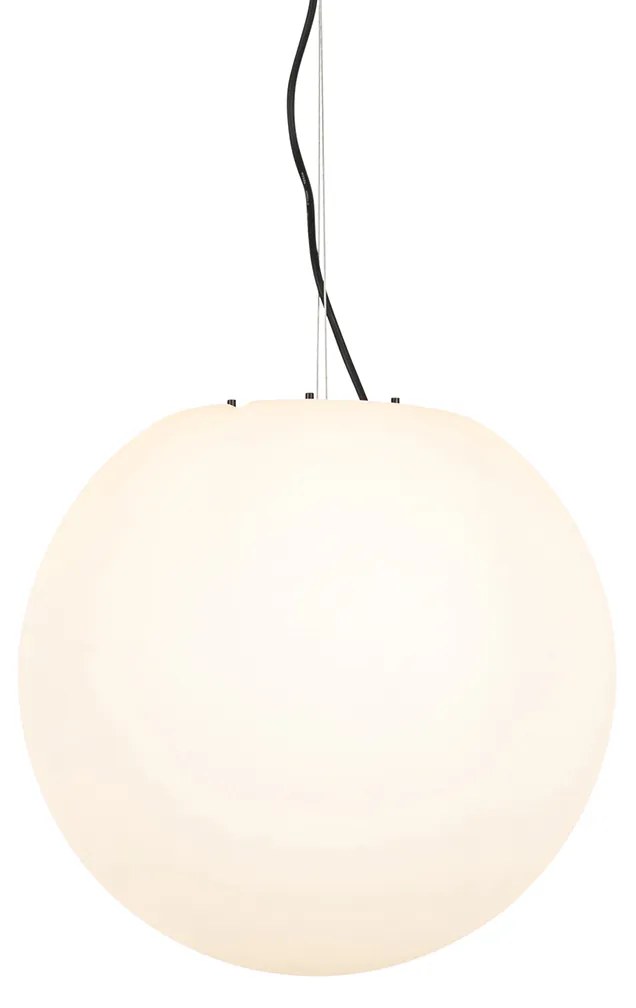 Lampada a sospensione moderna da esterno bianca 45 cm IP65 - Nura