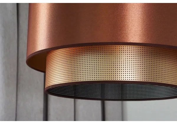 Duolla - Lampadario a sospensione con filo COPPER SHINY 1xE27/15W/230V diametro 45 cm rame