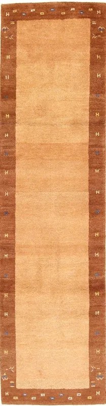 Gabbeh Tappeto 300 x 80 Beige (Indian) Annodato A Mano