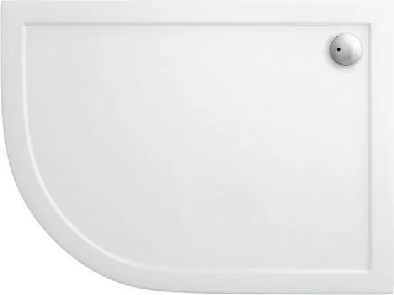 Piatto doccia 100x80 semicircolare versione destra KAM-1000 - KAMALU