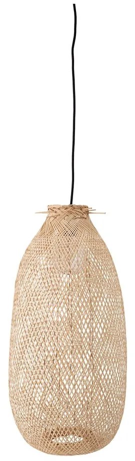 Lampadario a sospensione colore naturale con paralume in bambù ø 25 cm Evert - Bloomingville