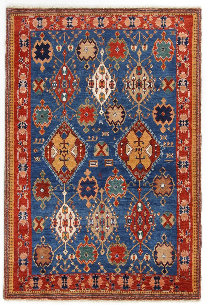 Rizbaft Tappeto persiano 210x140 (Iran) Annodato A Mano