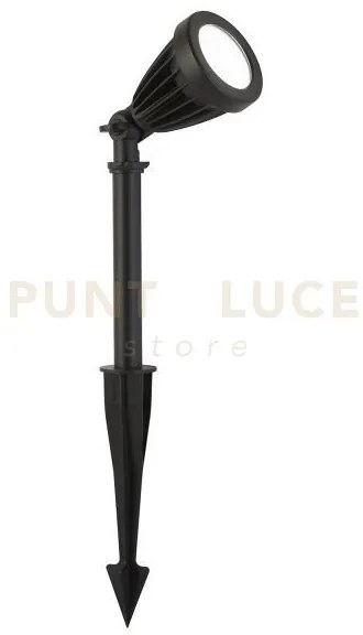 Spikey ii outdoor spike - metallo nero e policarbonato