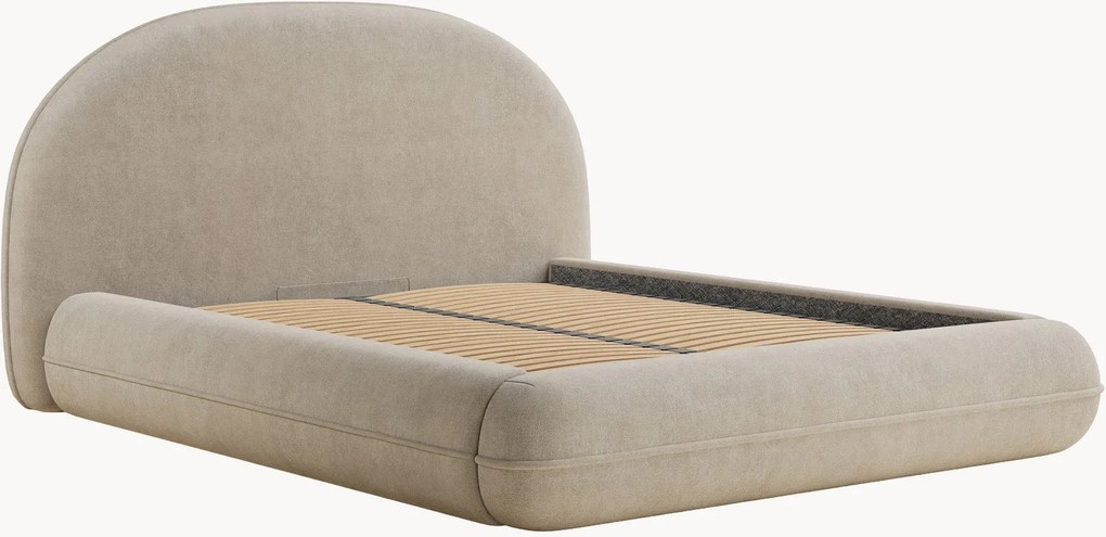 Letto imbottito fatto a mano con contenitore Koji
