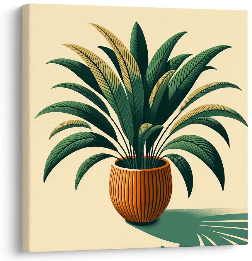 Quadro su tela – Pianta da interno elegante