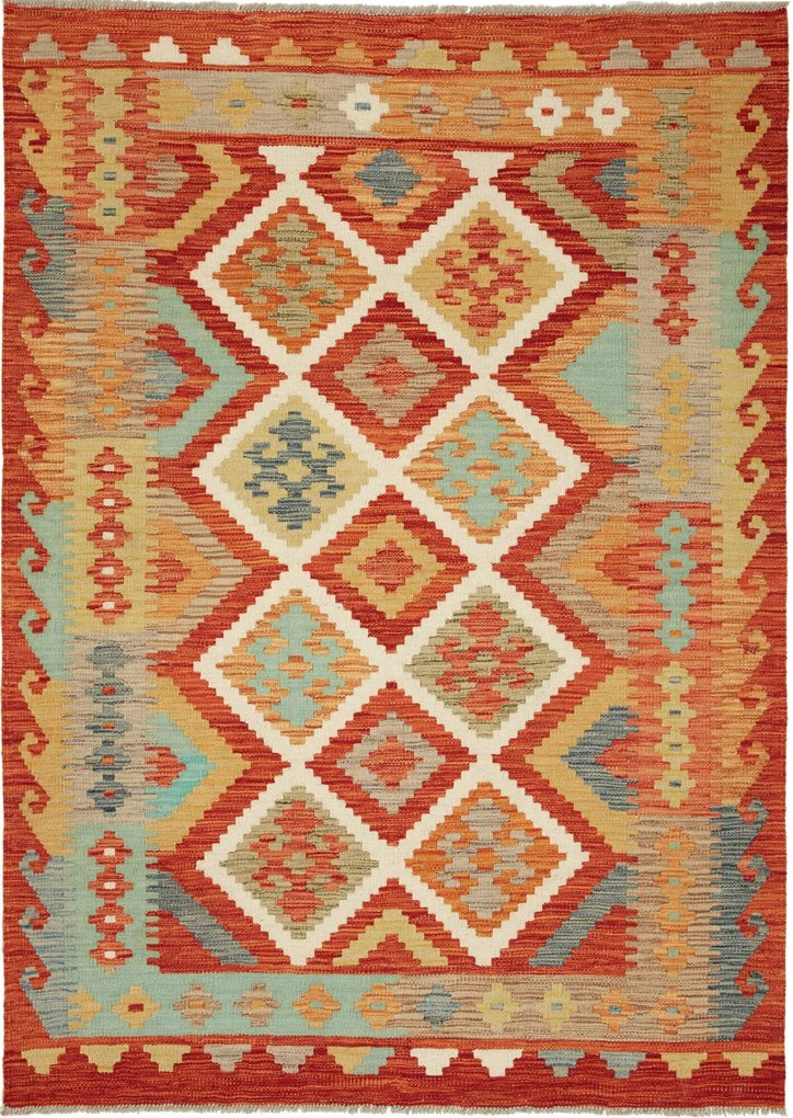 Kilim Tappeto 120 x 170 (Pakistan) Tessuto A Mano