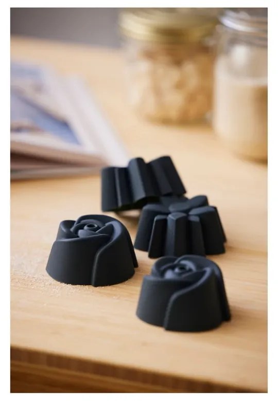 Set di stampi per muffi in silicone 6 pz Flower - Blomsterbergs
