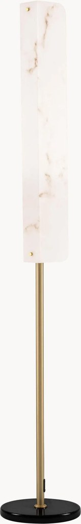 Lampada da terra a LED effetto alabastro Aider