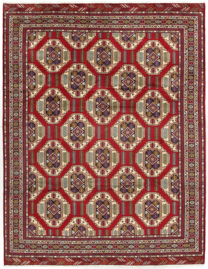 Turkmen Tappeto 260 x 340 (Iran) Annodato A Mano