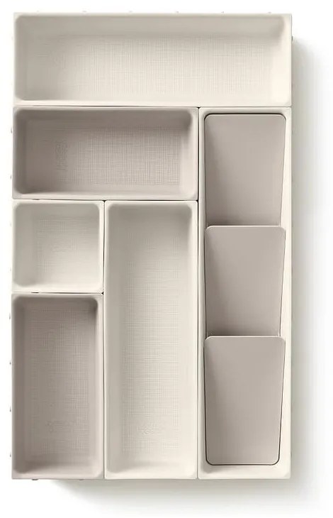 Organizzatori per bagno beige in set da 7 Viva - Joseph Joseph