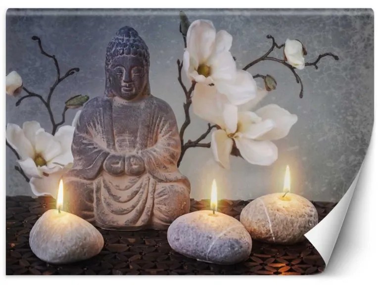 Carta Da Parati, Buddha con candele