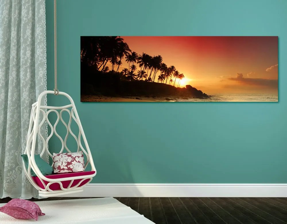Quadro su tela – Tramonto in Sri Lanka