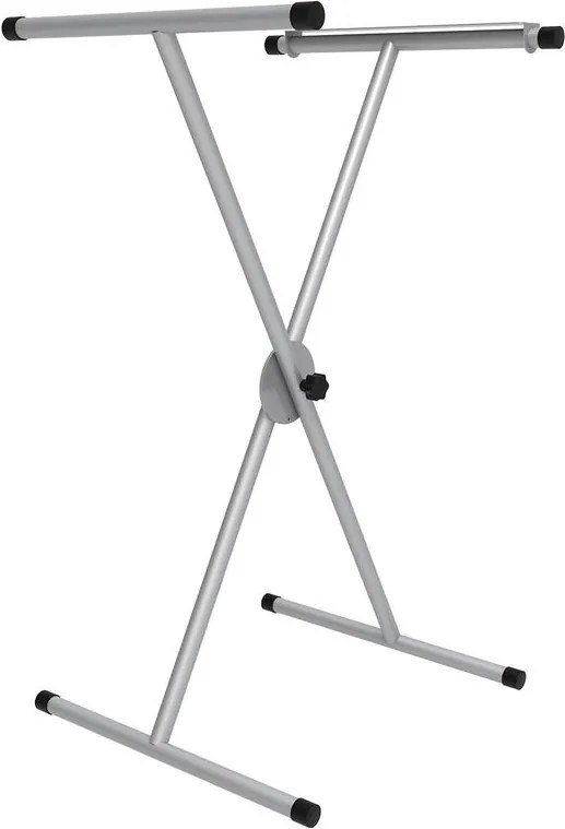 Gamba per mobili regolabile a X STEELMI Ibex in acciaio argentato satinato L 60 x P 58 x H max 110 cm