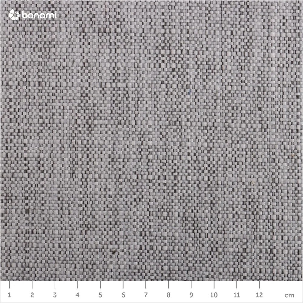 Letto matrimoniale imbottito grigio chiaro con contenitore e rete inclusi 180x200 cm Elizabeth – Micadoni