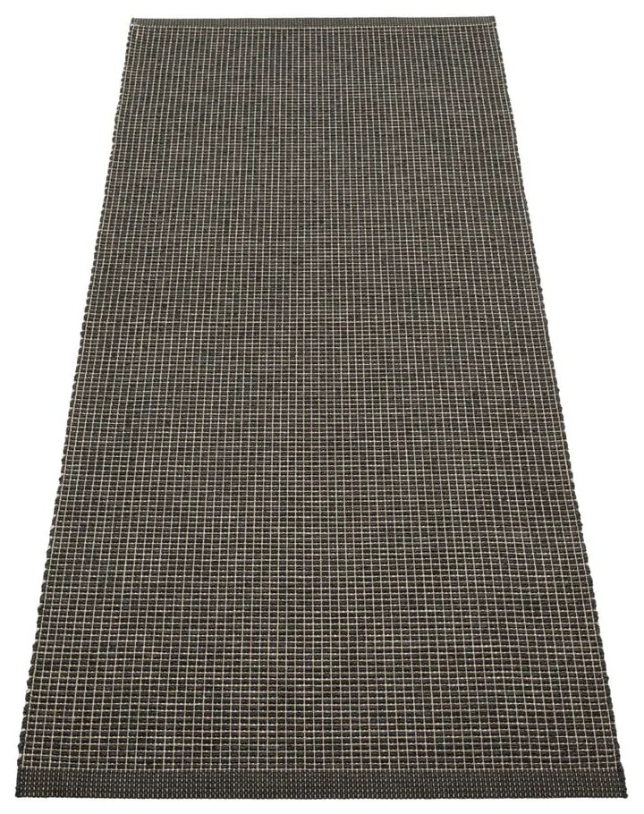 Passatoia da interno/esterno color antracite 70x180 cm Emm Black Linen – Pappelina