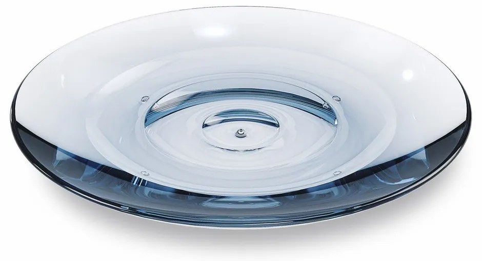 Dispenser di sapone in plastica blu Droplet - Umbra