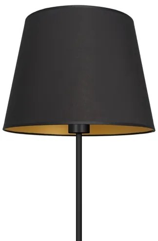 Lampada da terra ARDEN 1xE27/60W/230V nero/dorato
