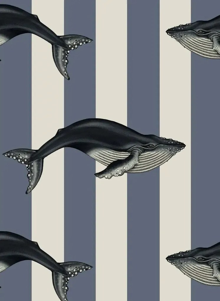 House of Hackney Carta da parati Baleana - Denim