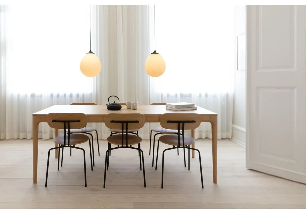 Paralume bianco e nero ø 27 cm Around the World Medium - UMAGE