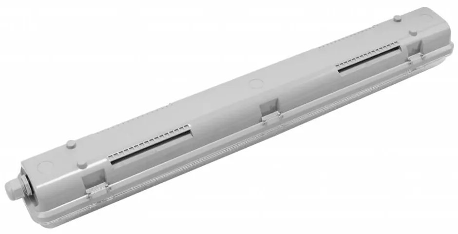 Plafoniera IP66 per 2 tubi LED 60cm - (Unilaterale) - Serie Professional Plafoniera  per 2 tubi LED da 60cm