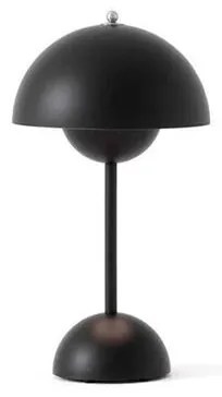 &Tradition - Flowerpot VP9 Lampada da Tavolo Portatile Matt Black &Tradition