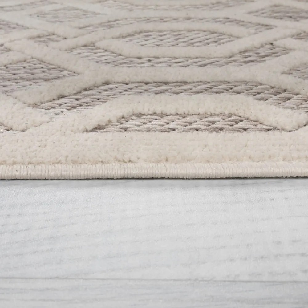 Tappeto tondo beige per esterni ø 160 cm Mondo - Flair Rugs