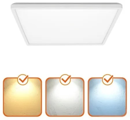 Plafoniera LED bagno NIVERA LED/24W/230V IP54 30x30 cm bianco
