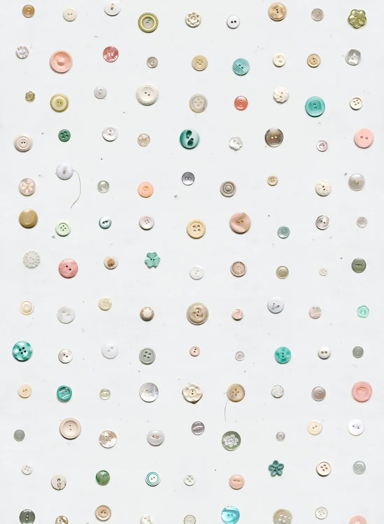 studio ditte Carta da parati Button - Button