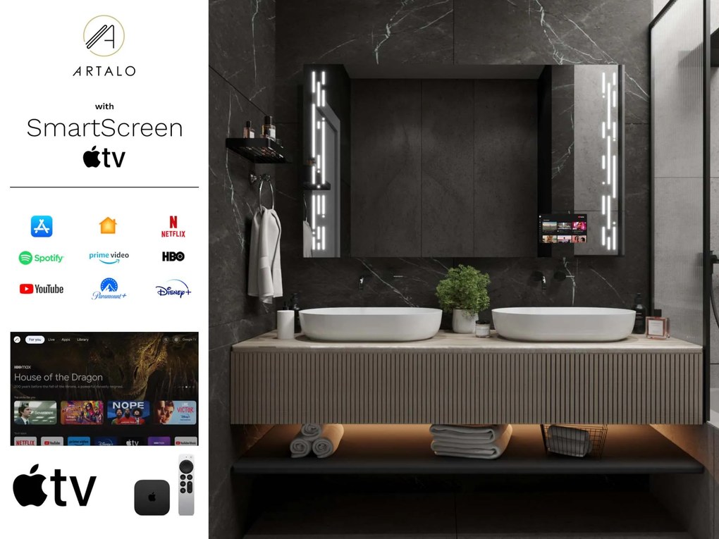 Specchio con LED illuminazione M19 premium