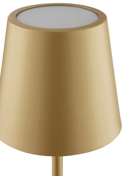 Brilliant - Lampada da tavolo LED dimmerabile ricaricabile a sfioramento ELORA LED/2,5W/5V 2700K IP44 dorata