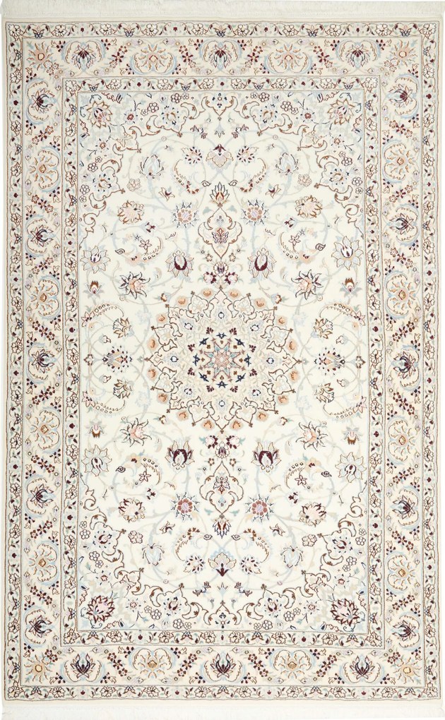 Nain Tappeto persiano 250 x 160 Beige (Iran) Annodato A Mano