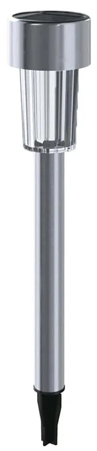 Aigostar - Lampada solare LED 0,006W 1,2V 29,5 cm cromo 6500K IP44