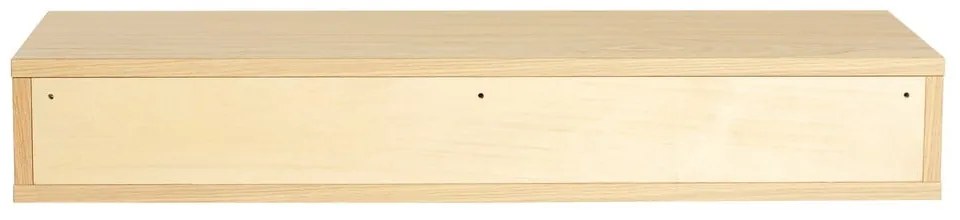 Comodino in rovere con ripiani in colore naturale Farsta - Woodman