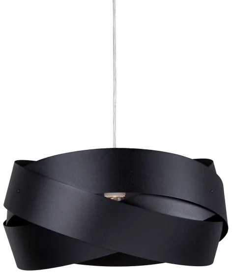 Zuma Line 1114 - Lampadario a sospensione con filo TORNADO 1xE27/40W/230V nero