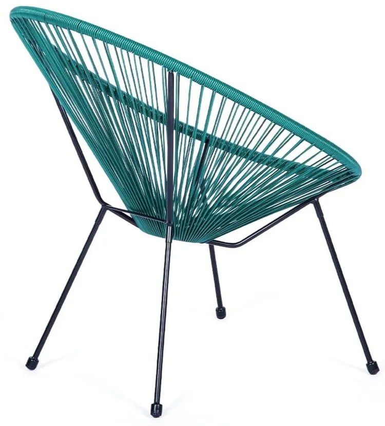 Poltrona da esterno verde in metallo e plastica Avocado Comfort – Bonami Selection