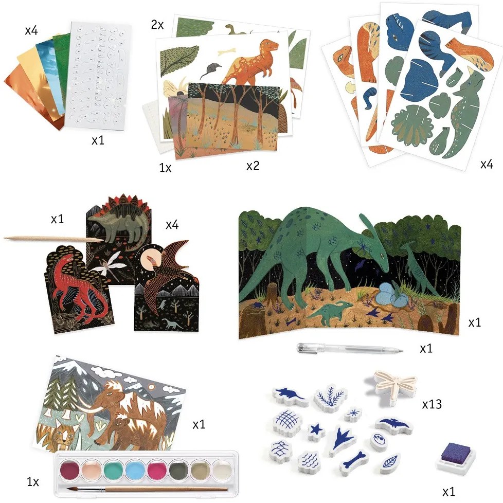 Grande set creativo - mondo dei dinosauri