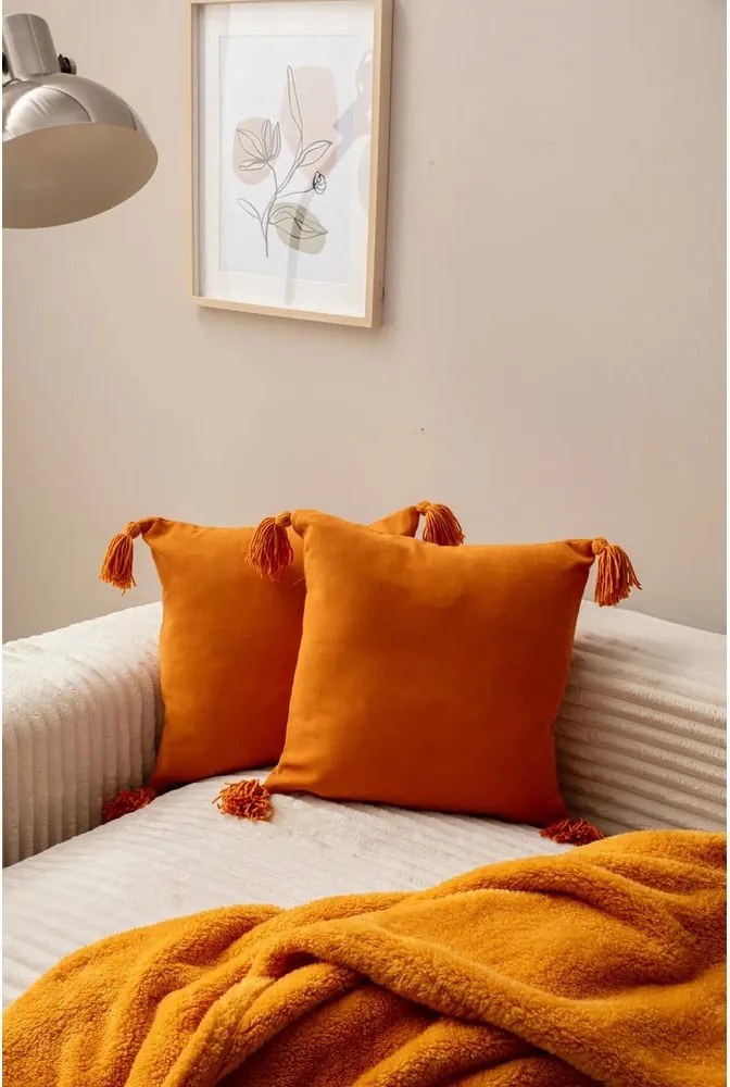 Federe decorative in set 2 pz 43x43 cm Puskul – Mioli Decor