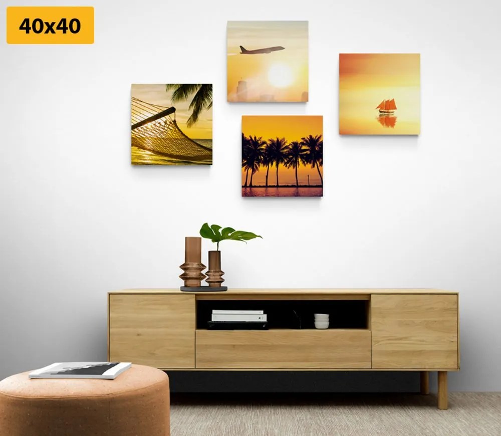 Set di quadri – Incanto della vacanza al mare
