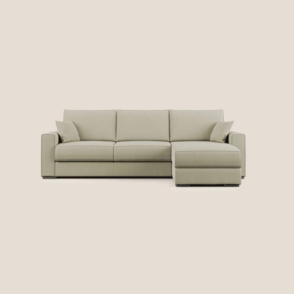 Dream Divano letto angolare in tessuto smacchiabile T05