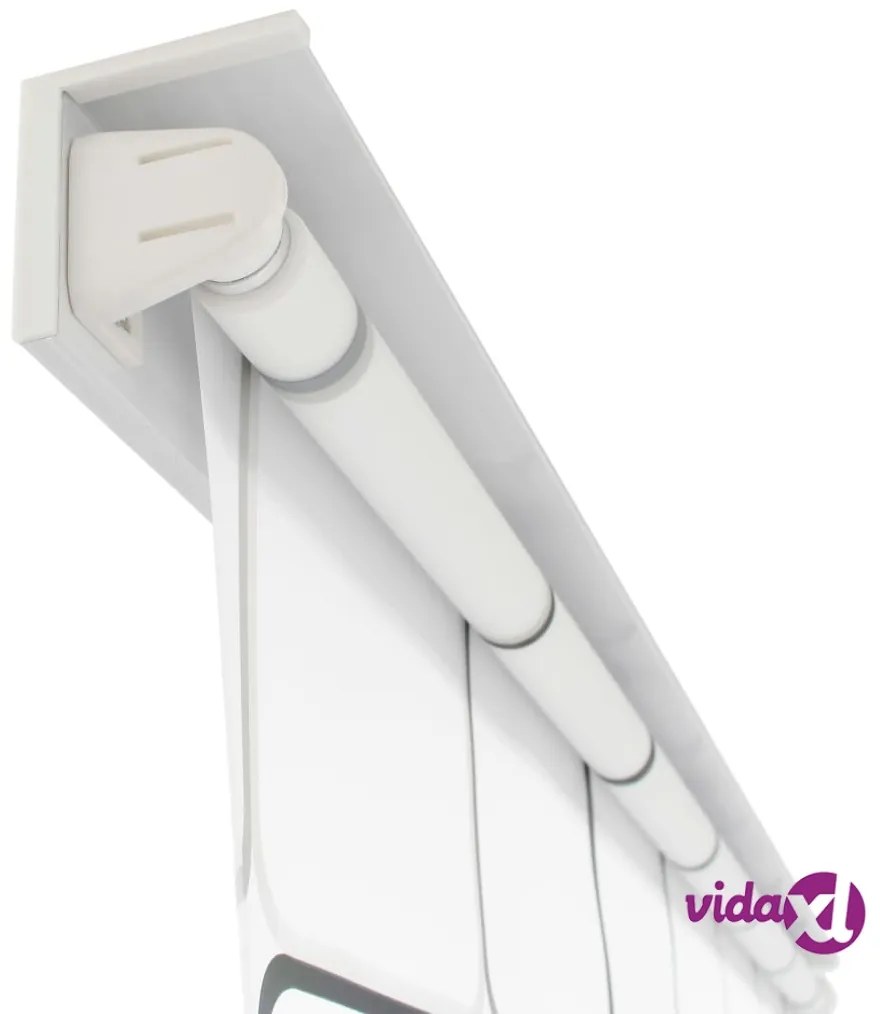 vidaXL Tenda a Rullo per Doccia 100x240 cm Quadrati
